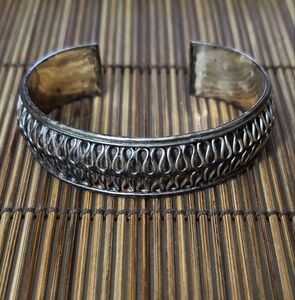 925 Silver Cuff Bracelet (Vintage)